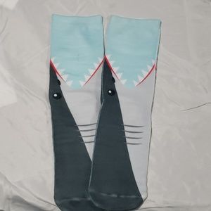 Shark mid calf socks 🦈